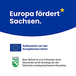 Diese Maßnahme wird mitfinanziert durch Steuermittel auf der Grundlage des vom Sächsischen Landtag beschlossenen Haushaltes.